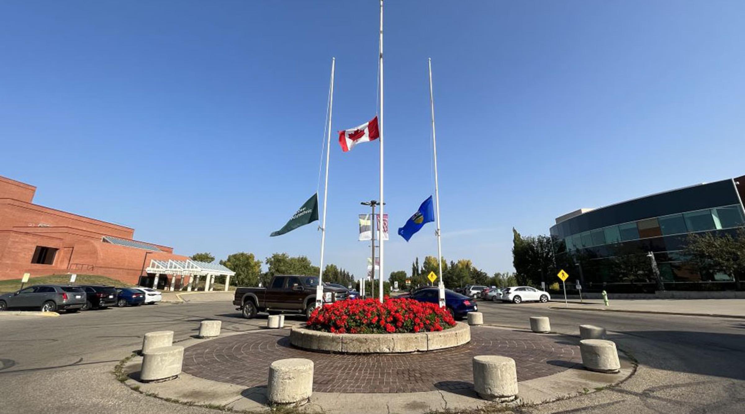 Flags at Half Mast in recognition of Her late Majesty Queen Elizabeth II