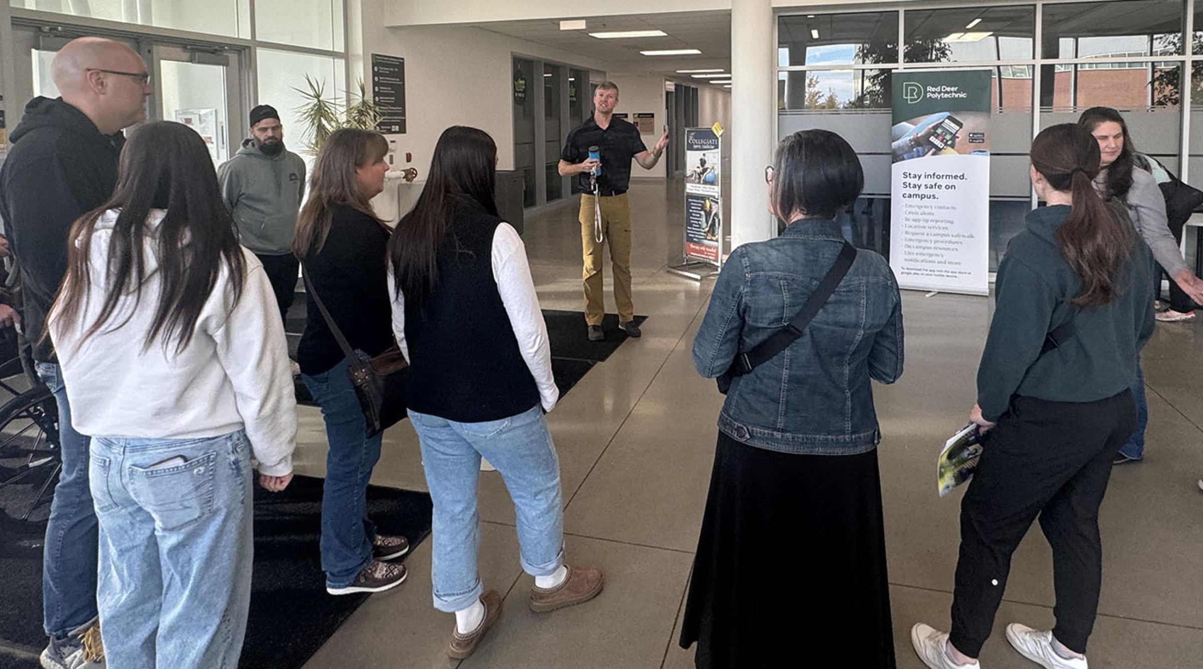 Future students learn about RDP's programs at Open House on October 26, 2024