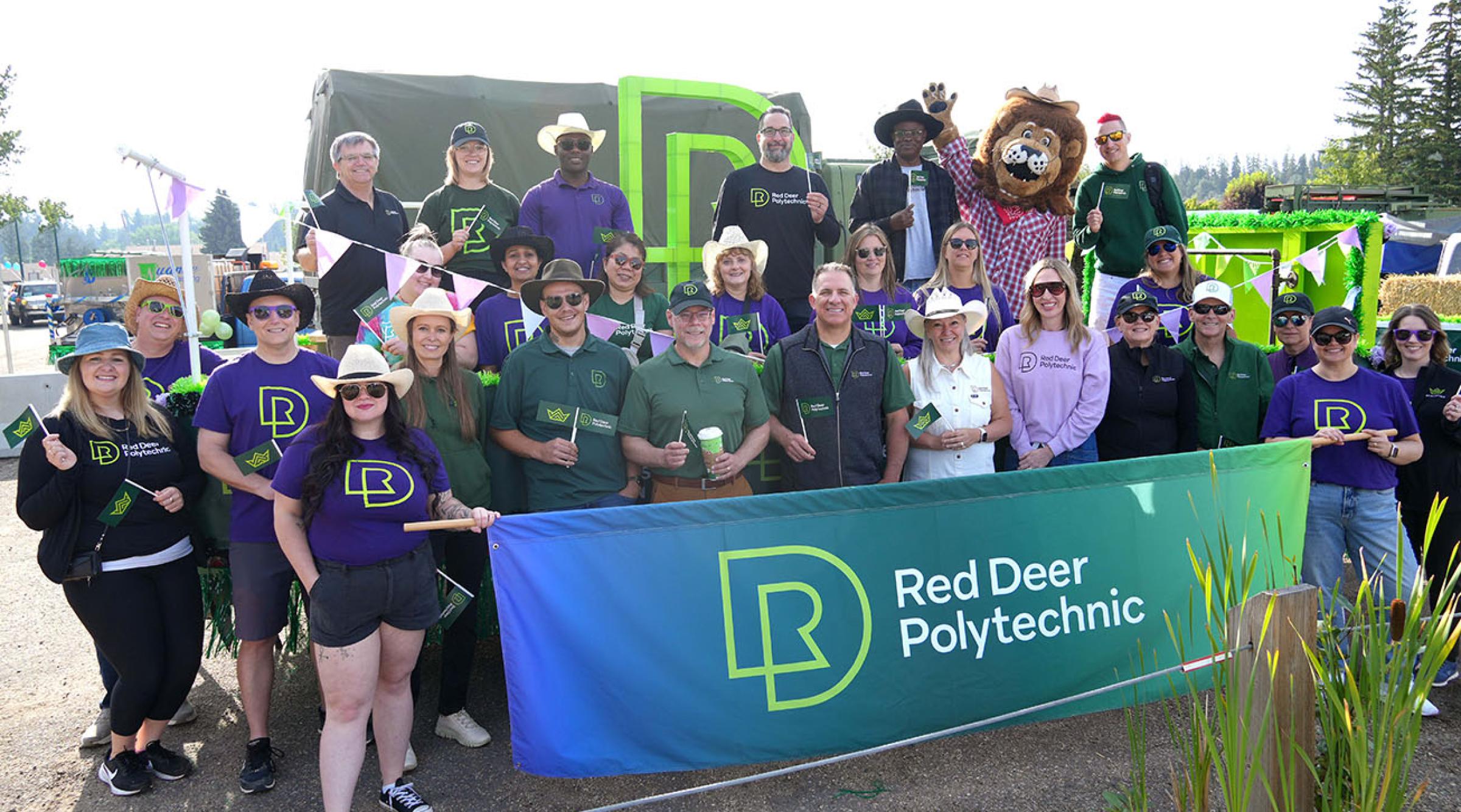 RDP faculty and staff represented the post-secondary institution in the Westerner Days 2025 Parade 