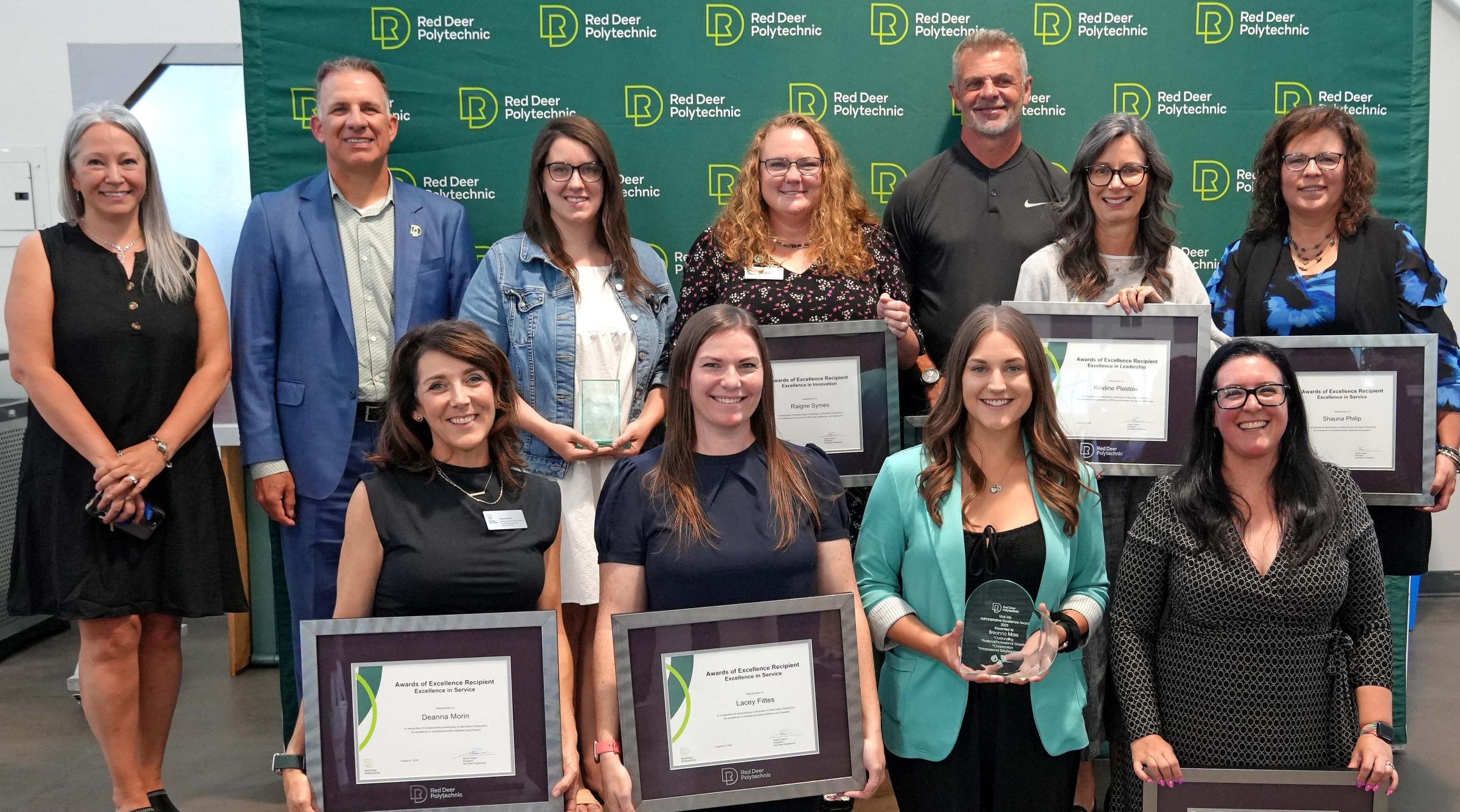 A group shot of the winners and presenters from the 2025 Awards of Excellence