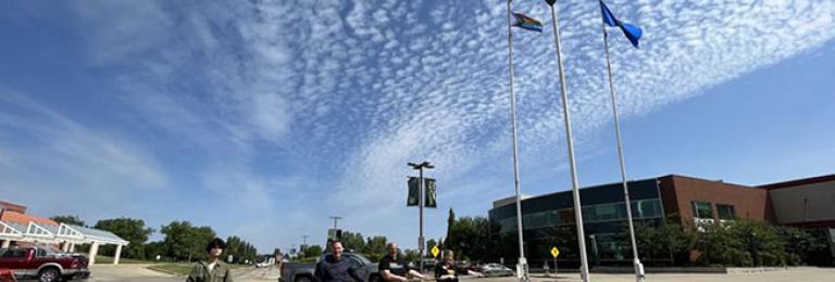 RDP raises Pride Flag on main campus