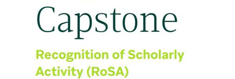 Excellence in Teaching and Learning Capstone Recognition of Scholarly Activity Awards