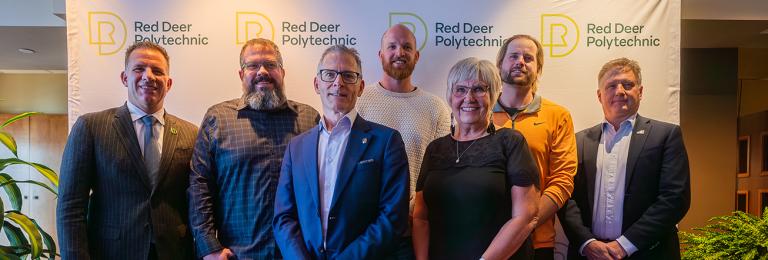 RDP's 2023 Community Awards recipients with President, Stuart Cullum, and Board of Governors Chair, Guy Pelletier